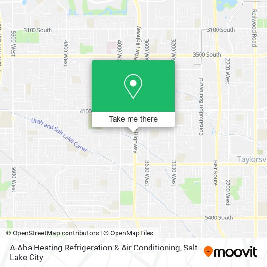 A-Aba Heating Refrigeration & Air Conditioning map