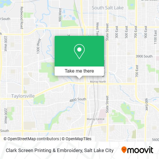 Mapa de Clark Screen Printing & Embroidery