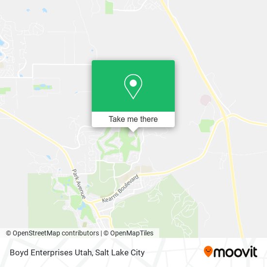 Boyd Enterprises Utah map