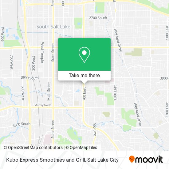 Kubo Express Smoothies and Grill map