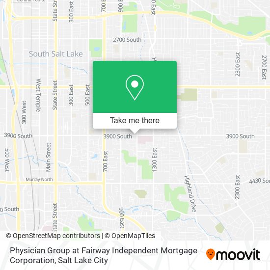 Physician Group at Fairway Independent Mortgage Corporation map