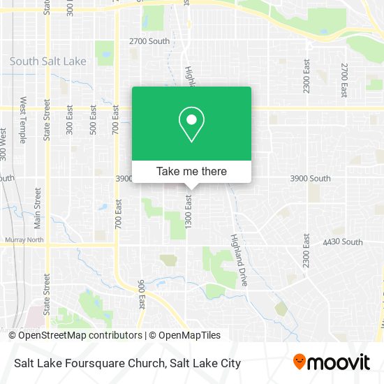 Mapa de Salt Lake Foursquare Church