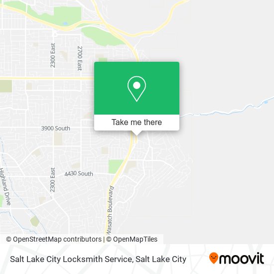 Salt Lake City Locksmith Service map