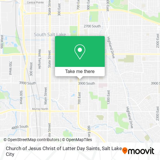 Mapa de Church of Jesus Christ of Latter Day Saints