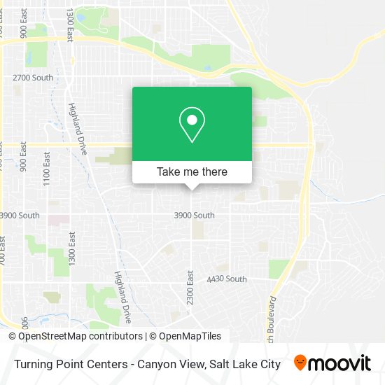 Mapa de Turning Point Centers - Canyon View