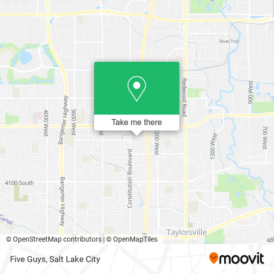 Five Guys map