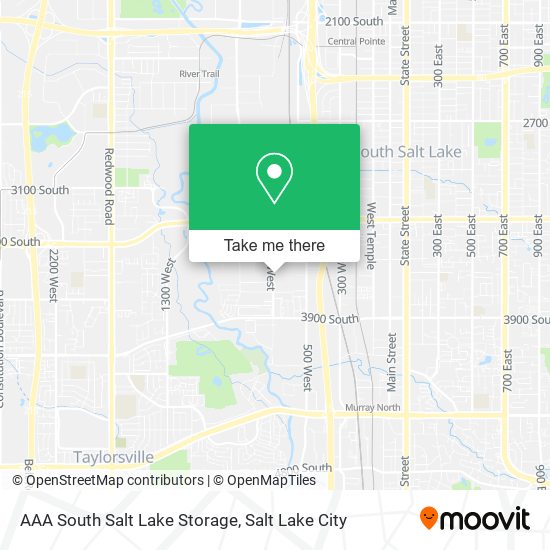 Mapa de AAA South Salt Lake Storage