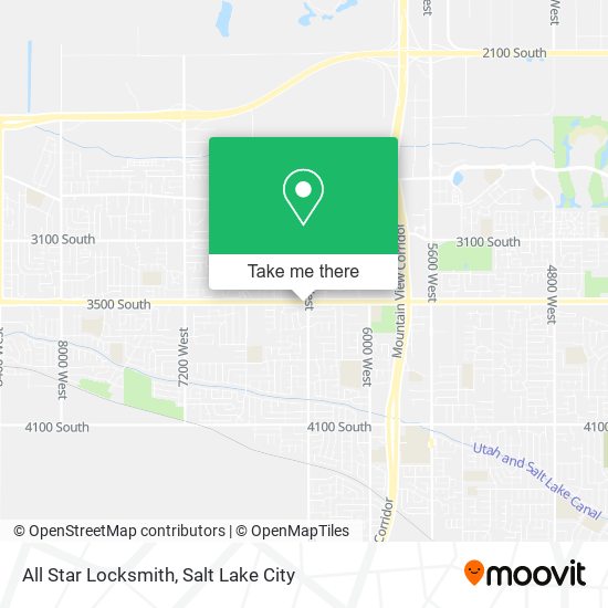 All Star Locksmith map