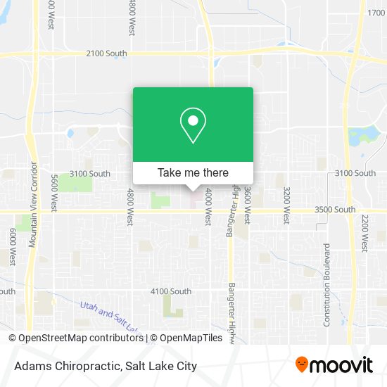 Adams Chiropractic map