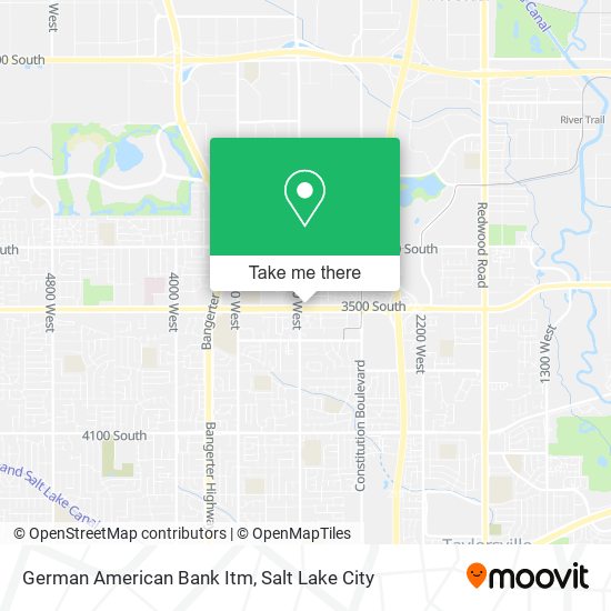 German American Bank Itm map