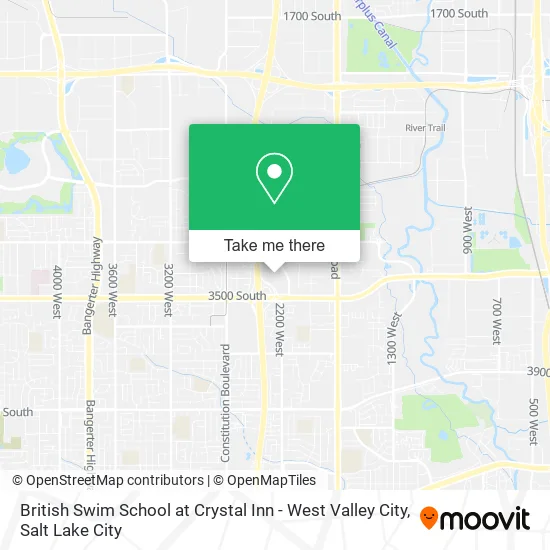 British Swim School at Crystal Inn - West Valley City map