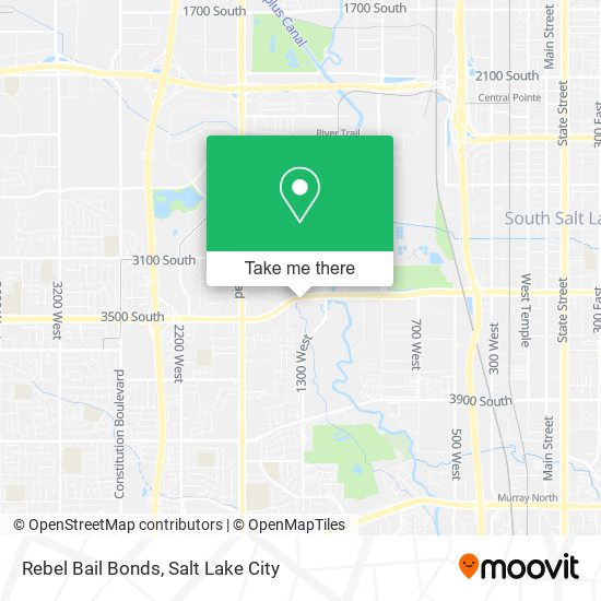 Rebel Bail Bonds map