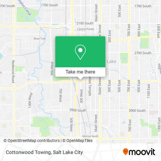 Mapa de Cottonwood Towing