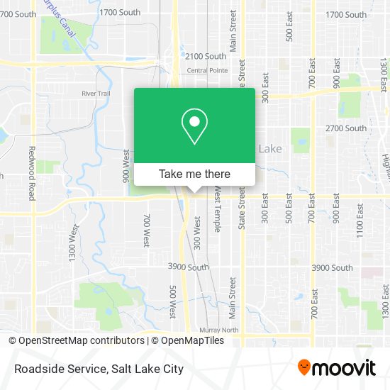Roadside Service map