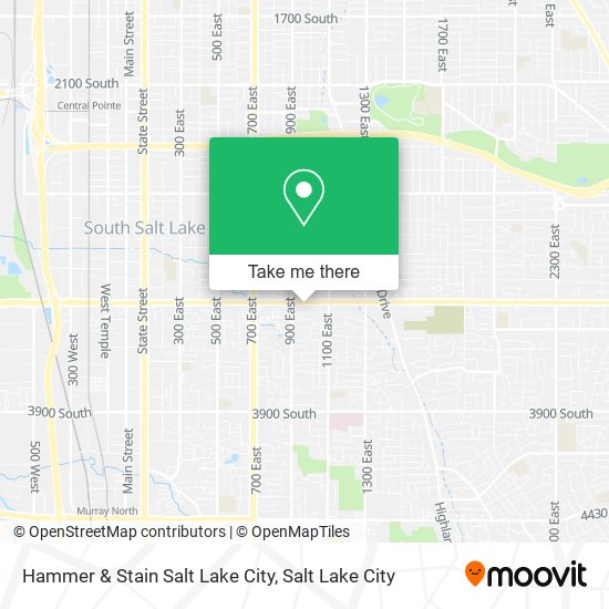 Hammer & Stain Salt Lake City map