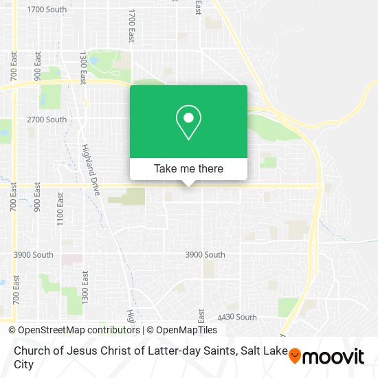 Church of Jesus Christ of Latter-day Saints map