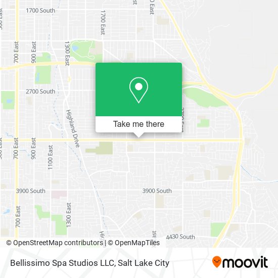 Bellissimo Spa Studios LLC map