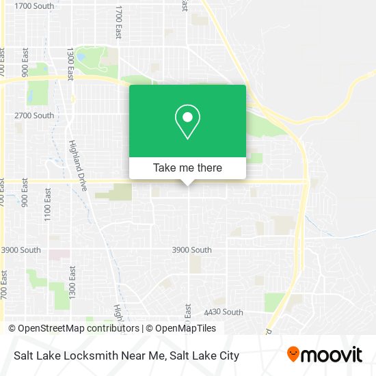 Mapa de Salt Lake Locksmith Near Me