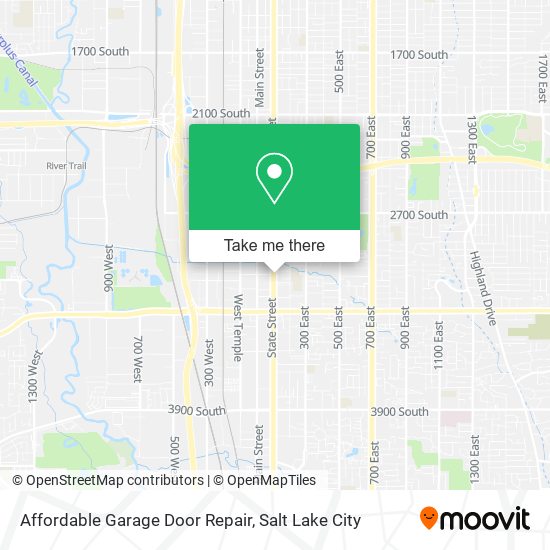 Affordable Garage Door Repair map