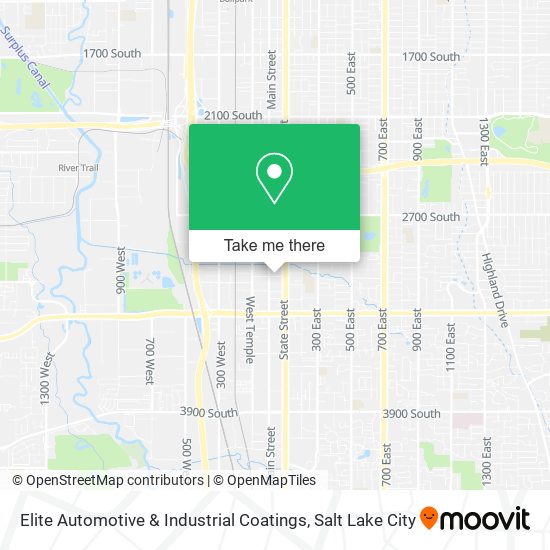 Elite Automotive & Industrial Coatings map