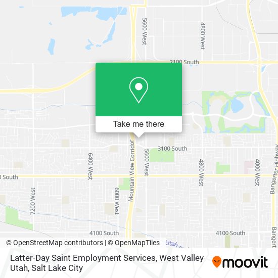 Mapa de Latter-Day Saint Employment Services, West Valley Utah