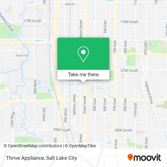 Thrive Appliance map