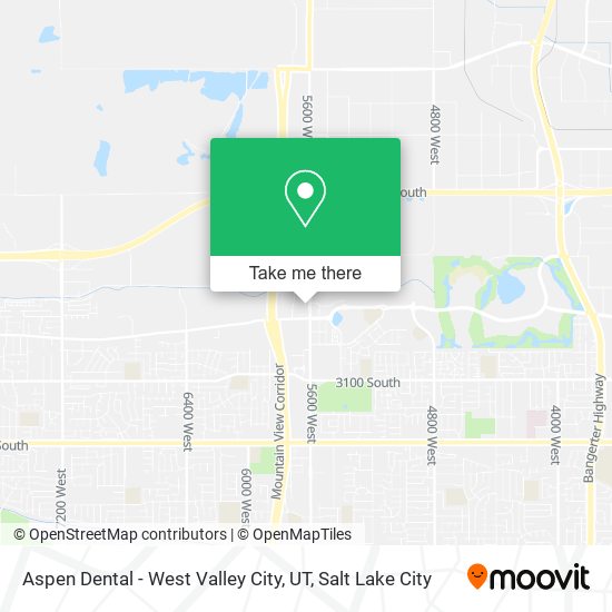 Mapa de Aspen Dental - West Valley City, UT