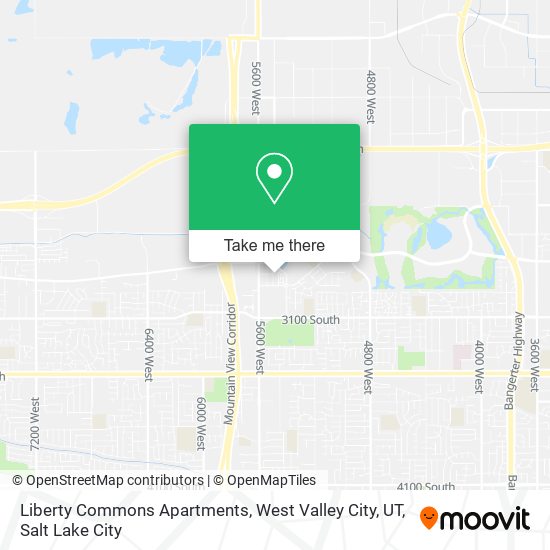 Mapa de Liberty Commons Apartments, West Valley City, UT