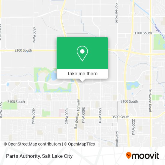 Parts Authority map