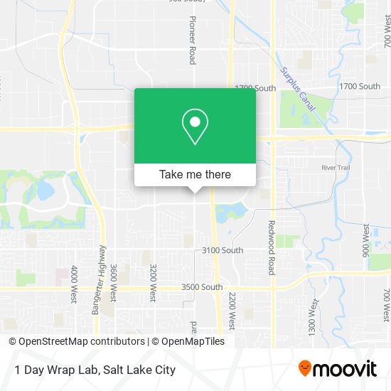 1 Day Wrap Lab map