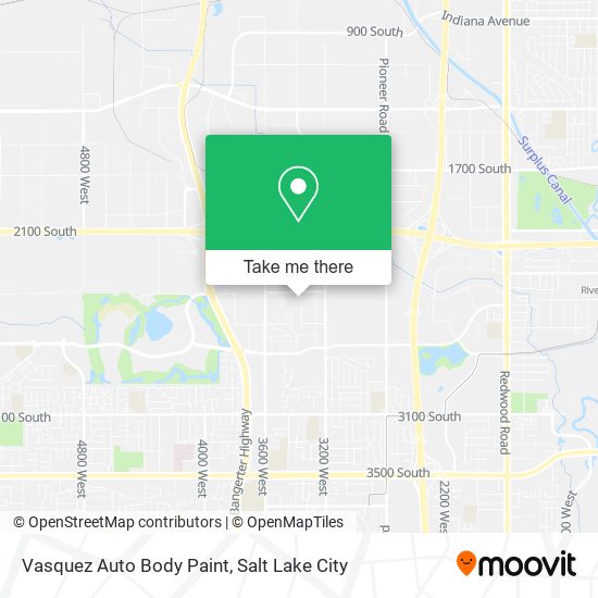 Vasquez Auto Body Paint map