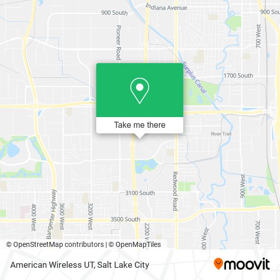 Mapa de American Wireless UT