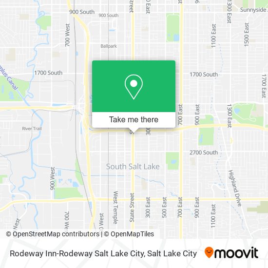 Rodeway Inn-Rodeway Salt Lake City map