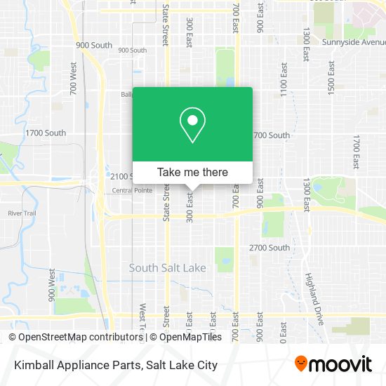 Mapa de Kimball Appliance Parts