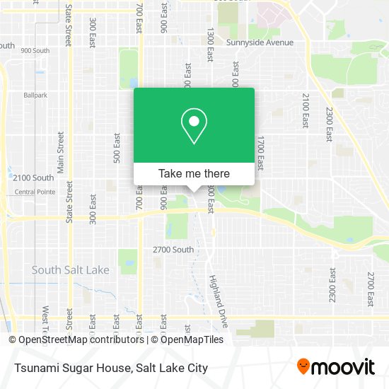 Tsunami Sugar House map