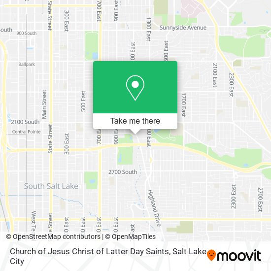 Mapa de Church of Jesus Christ of Latter Day Saints