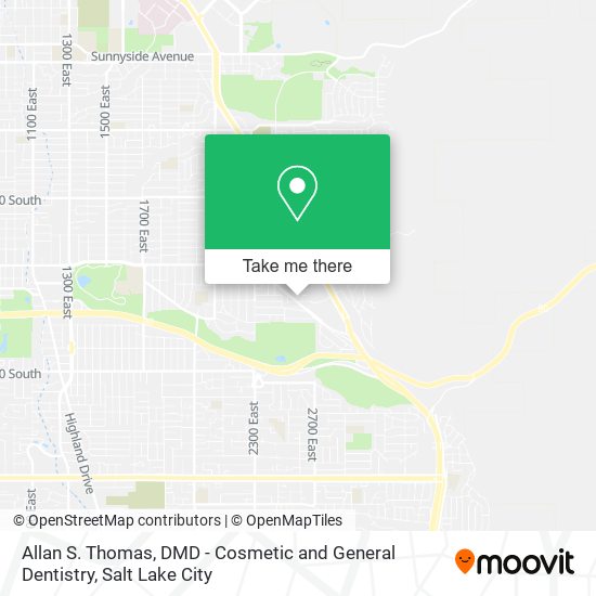 Allan S. Thomas, DMD - Cosmetic and General Dentistry map