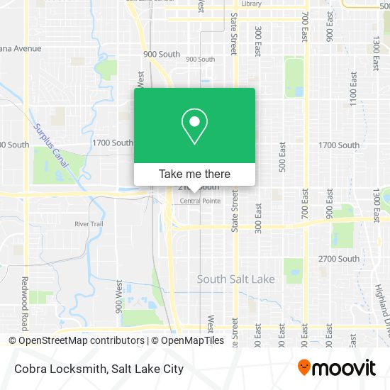 Cobra Locksmith map