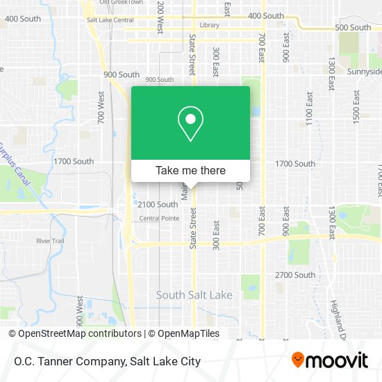 O.C. Tanner Company map