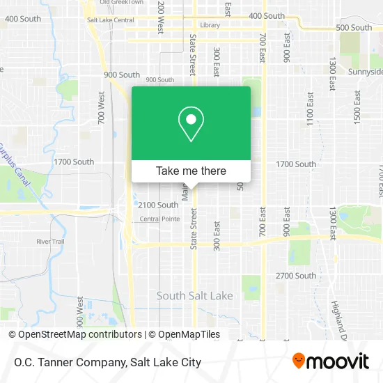 O.C. Tanner Company map
