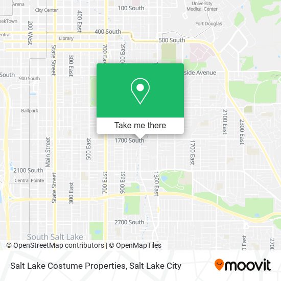 Mapa de Salt Lake Costume Properties
