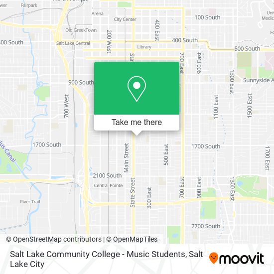 Salt Lake Community College - Music Students map