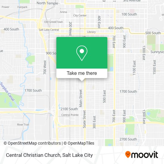 Central Christian Church map