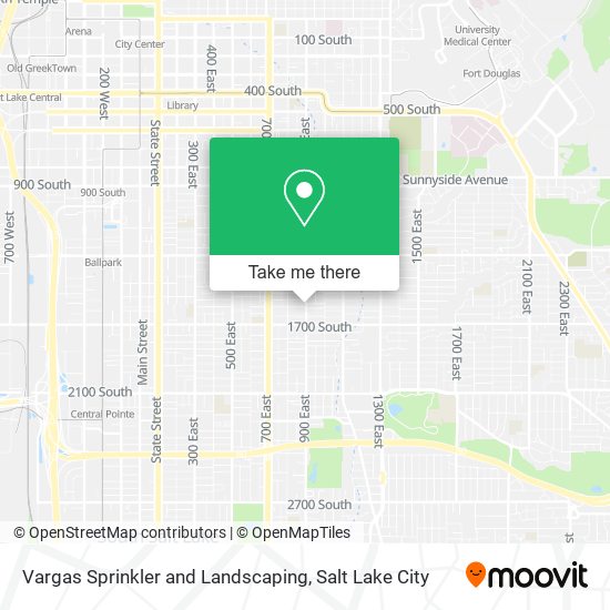 Vargas Sprinkler and Landscaping map