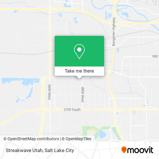 Mapa de Streakwave Utah