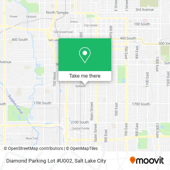 Diamond Parking Lot #U002 map