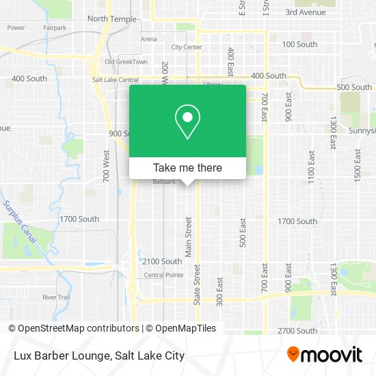 Lux Barber Lounge map