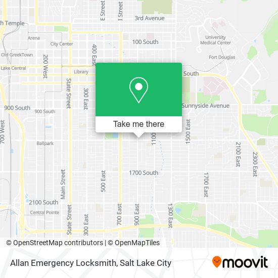 Allan Emergency Locksmith map