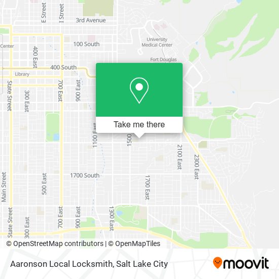 Aaronson Local Locksmith map