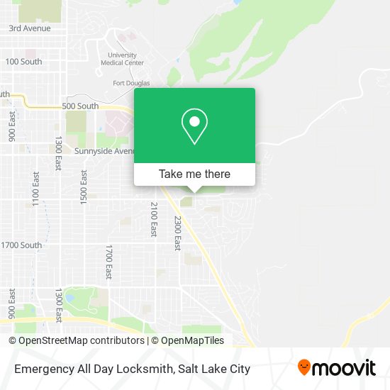 Mapa de Emergency All Day Locksmith